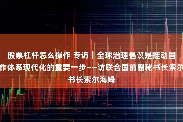 股票杠杆怎么操作 专访|全球治理倡议是推动国际合作体系现代化的重要一步——访联合国前副秘书长索尔海姆