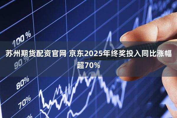 苏州期货配资官网 京东2025年终奖投入同比涨幅超70%